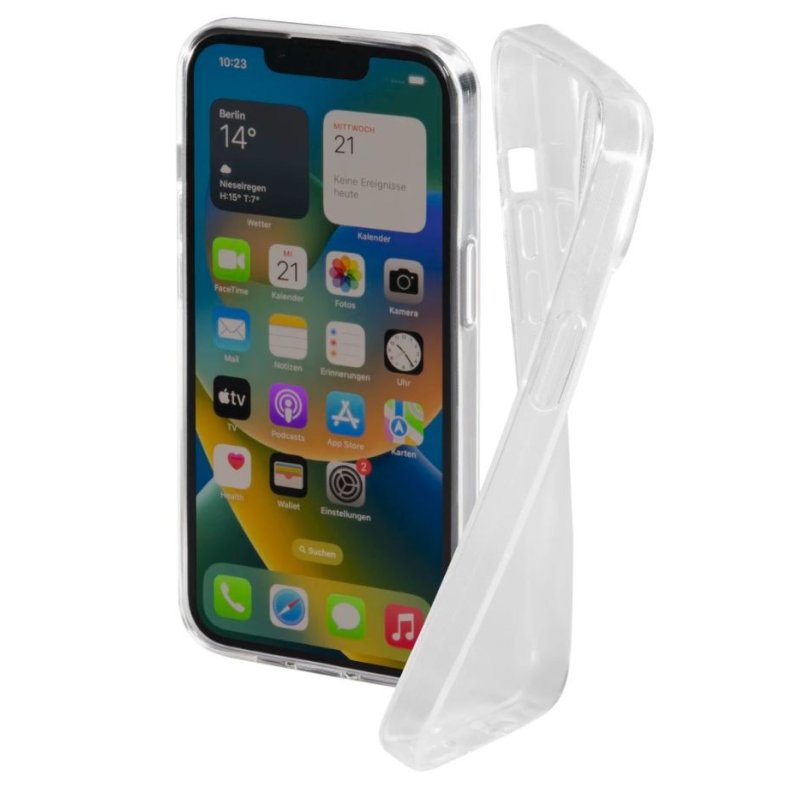 Hama Crystal Clear mobile phone case 17 cm (6.7") Cover Transparent