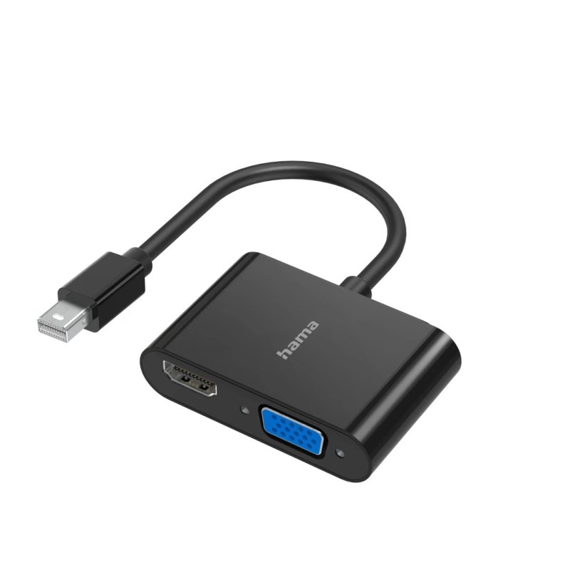 Hama 00200330 câble vidéo et adaptateur Mini DisplayPort HDMI VGA (D-Sub) Noir