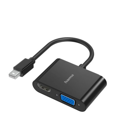 Hama 00200330 video cable adapter Mini DisplayPort HDMI VGA (D-Sub) Black