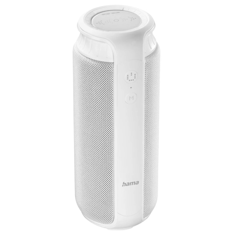 Hama Pipe 2.0 Stereo portable speaker White 24 W