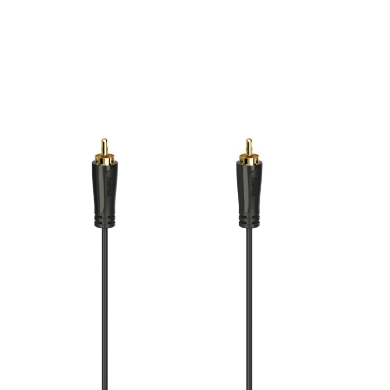 Hama 00205148 audio cable 1.5 m RCA Black