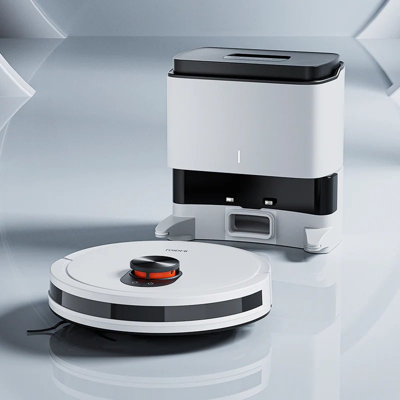 Xiaomi ROIDMI EVE CC Vacuum and Mop Cleaner with Cleaning Base, White Damaged Box