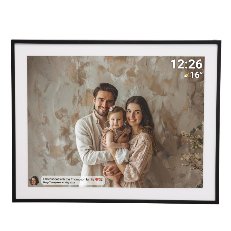 Denver Frameo PFF-1970 digital photo frame Black 48.3 cm (19") Wi-Fi