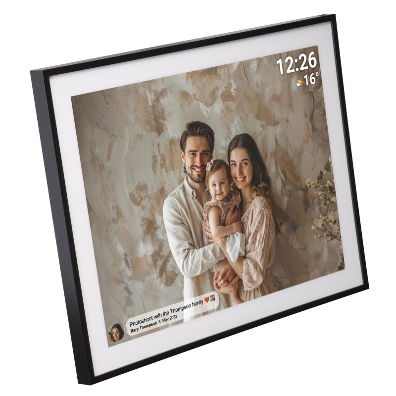 Denver Frameo PFF-1970 digital photo frame Black 48.3 cm (19") Wi-Fi
