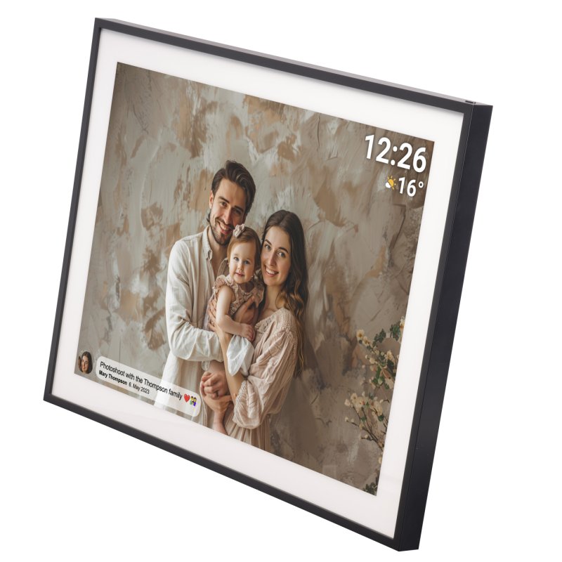 Denver Frameo PFF-1970 digital photo frame Black 48.3 cm (19") Wi-Fi