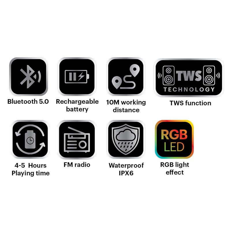 Kodak PWS-2237 Portable Wireless Speaker