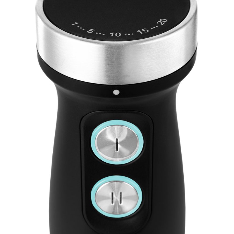 Gastroback 40972 blender 0,5 L Mélangeur par immersion 1200 W Noir, Acier inoxydable