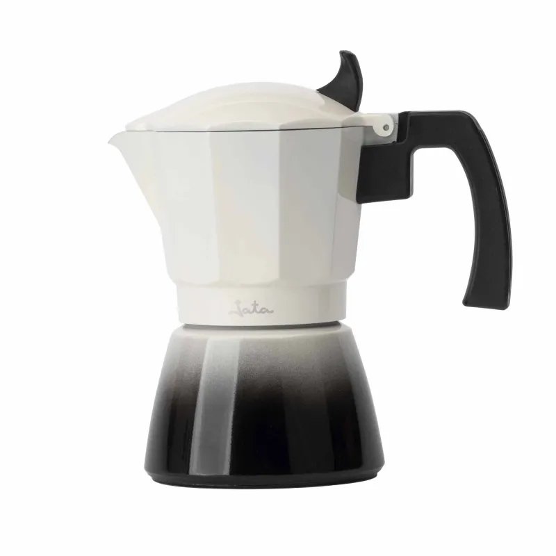 JATA HCAF2406 manual coffee maker Moka pot 0.3 L Black, White
