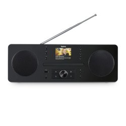Hama DIR1570CBT Lecteur CD portable Noir, Gris
