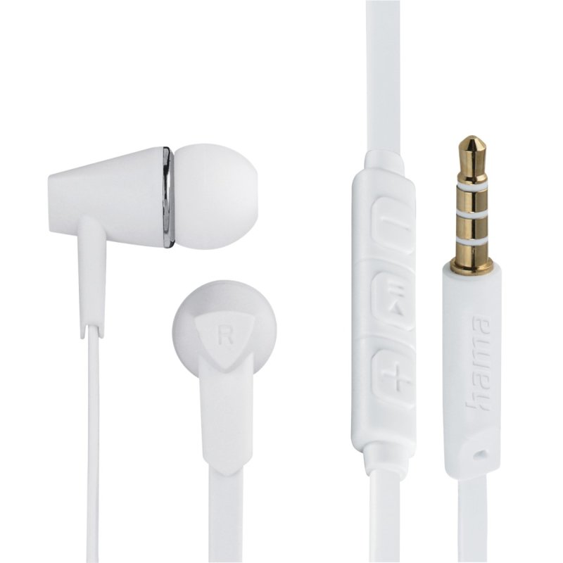 Hama Joy Casque Avec fil Ecouteurs Appels/Musique Blanc