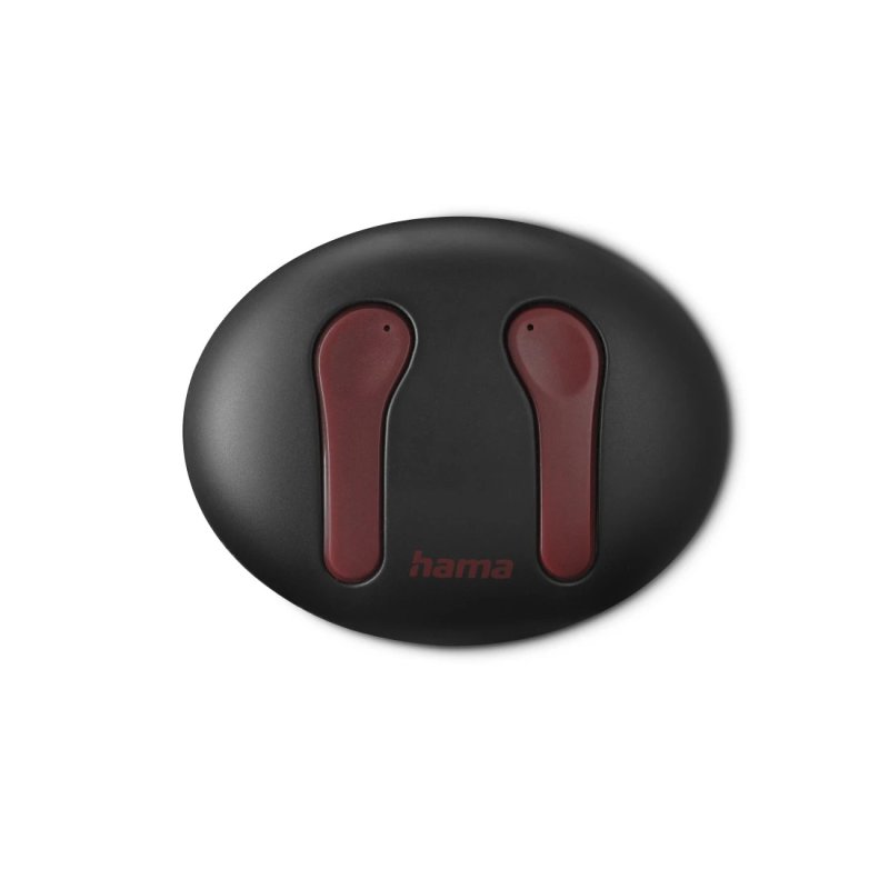 Hama Spirit Unchained Casque True Wireless Stereo (TWS) Ecouteurs Musique Bluetooth Noir, Rouge