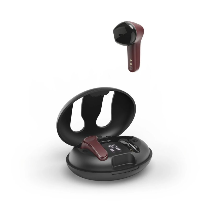Hama Spirit Unchained Casque True Wireless Stereo (TWS) Ecouteurs Musique Bluetooth Noir, Rouge