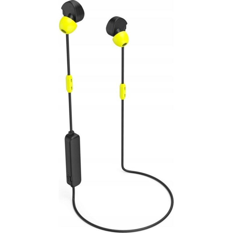 Hama Freedom Athletics II Casque Sans fil Crochets auriculaires, Ecouteurs Appels/Musique Bluetooth Noir, Jaune