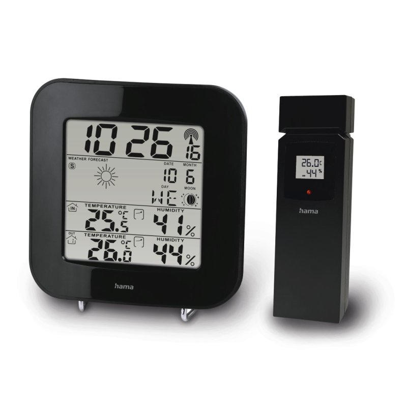 Hama 00186310 Weather station EWS-200 Black