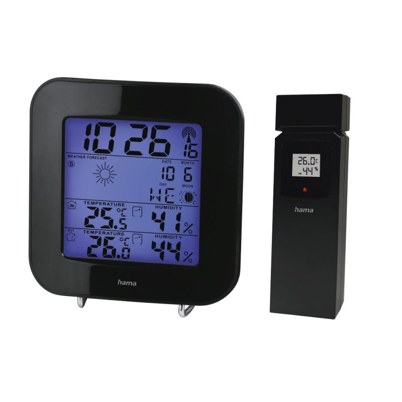 Hama 00186310 Weather station EWS-200 Black