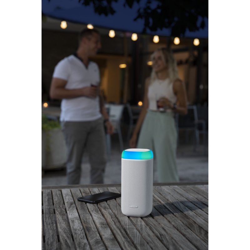 Hama Shine 2.0 Stereo portable speaker White 30 W