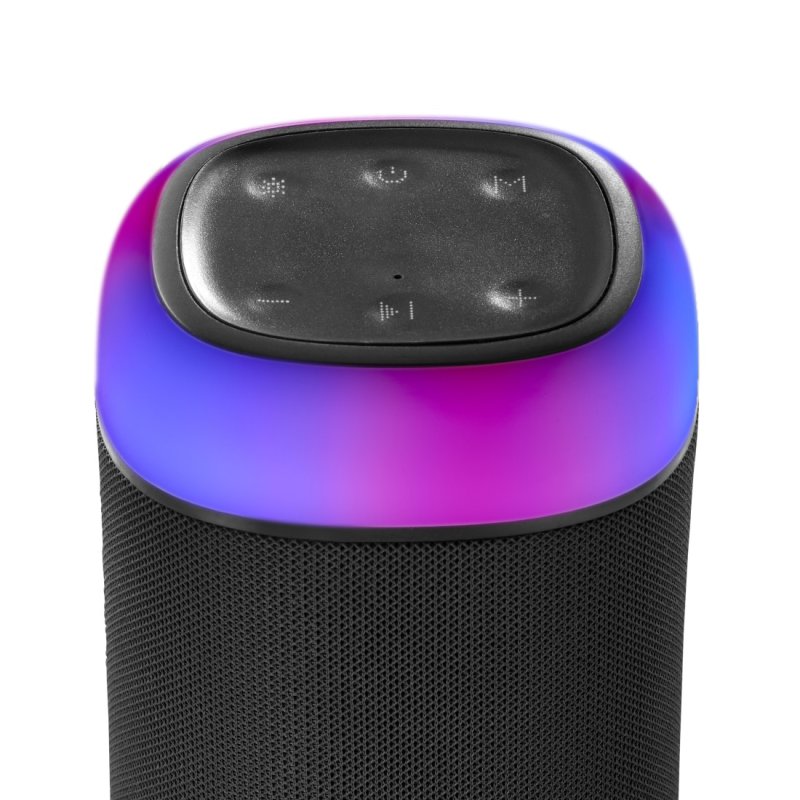 Hama Shine 2.0 Stereo portable speaker Black 30 W