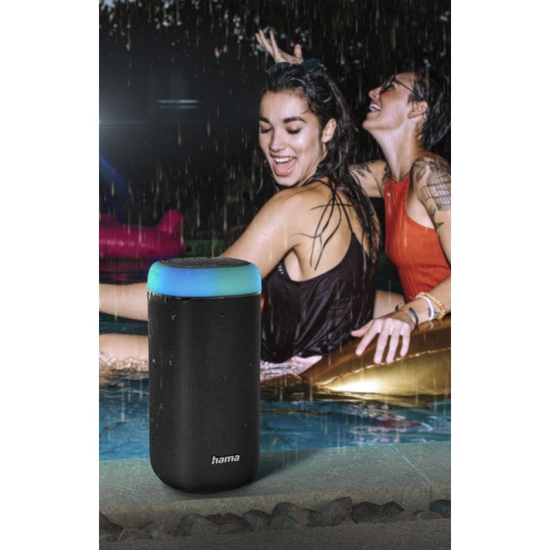 Hama Shine 2.0 Enceinte portable stéréo Noir 30 W