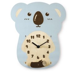 Hama Koala Pendulum mechanical clock Other Blue, Brown, Wood