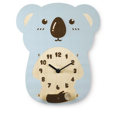 Hama Koala Pendulum mechanical clock Other Blue, Brown, Wood