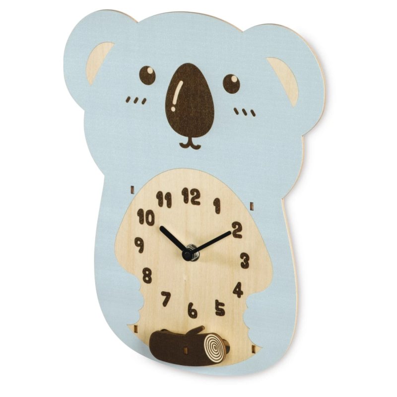 Hama Koala Pendulum mechanical clock Other Blue, Brown, Wood