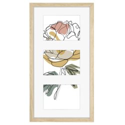 Hama 00175965 Kopenhagen Oak 23x45cm Portrait Frame Gallery