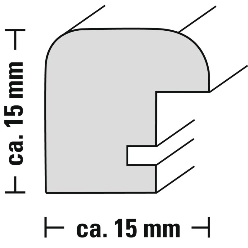 Hama 00175262 Galerie Cavo 16.5x21.5 cm.Oak