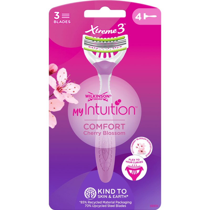 Wilkinson Sword Xtreme 3 Beauty Women's Disposable Razors Silver 4 Count