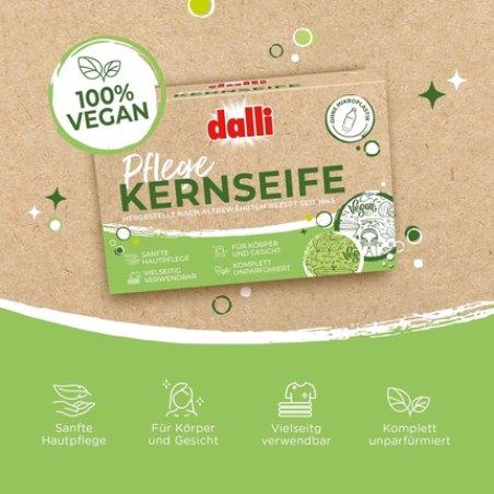 Dalli Vegetable Curd Soap 125g - Gentle & Perfume-Free