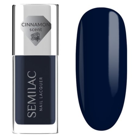 Semilac Nail Lacquer Classic Nail Polish 113 Blue Ink 9 Ml