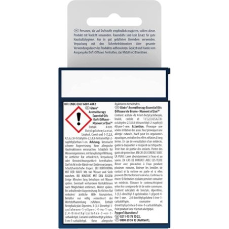 Glade Aromatherapy Essential Oils Fragrance Diffuser Refill, Moment Of Zen