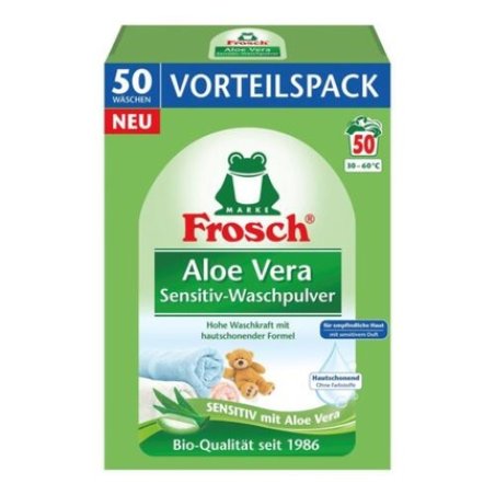 Frosch Sensitive Washing Powder Aloe Vera 3.3kg