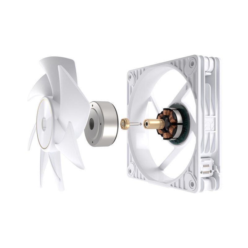 PF120 FAN PWM WHT 3IN1