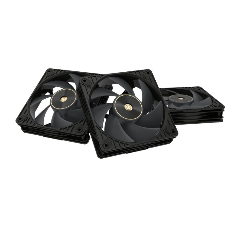ASUS ProArt PF120 Fan PWM Black 3in1 Computer case 12 cm 3 pc(s)