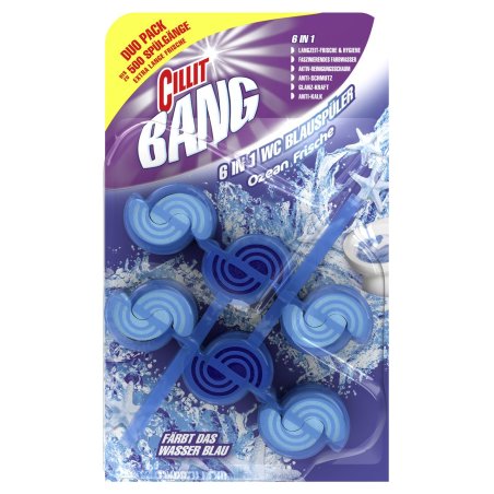 Cillit Bang Blue Wave Toilet Flusher Ocean Freshness