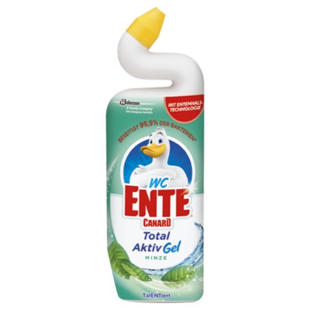WC-Ente Total Active Gel 750 ml Bouteille Menthe Nettoyant