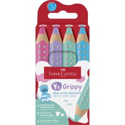 Faber-Castell – Grippy Pencil Pastel – 4 Asst. (110702)