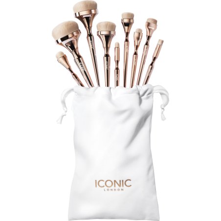 ICONIC LONDON - Makeup Brush Kit - HD Blend Complete Set