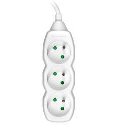 Tracer TRALIS44613 power extension 1.5 m 3 AC outlet(s) Indoor White