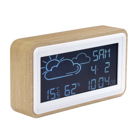 Denver WS-72 digital weather station Wood LCD DC/Battery