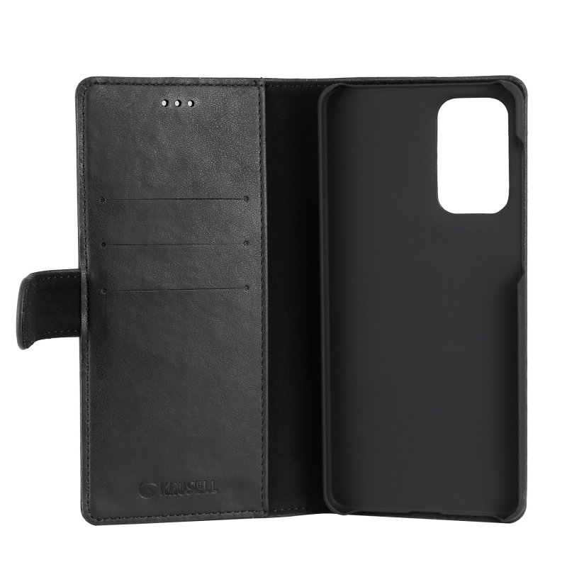 Krusell 62504 coque de protection pour téléphones portables 17 cm (6.7") Étui avec portefeuille Noir