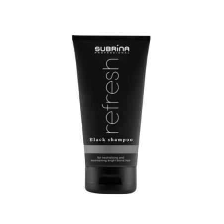 Subrina Professional Refresh Black, Sampon neutralizant pentru nuante reci, 25ml