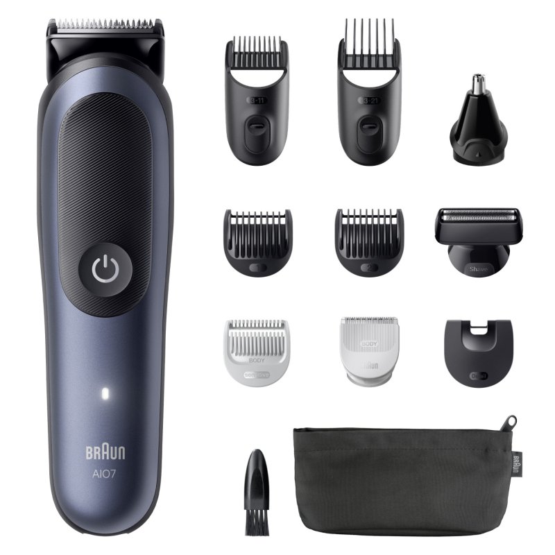 Braun 80789907 hair trimmers/clipper Dark Blue 21 Lithium-Ion (Li-Ion)