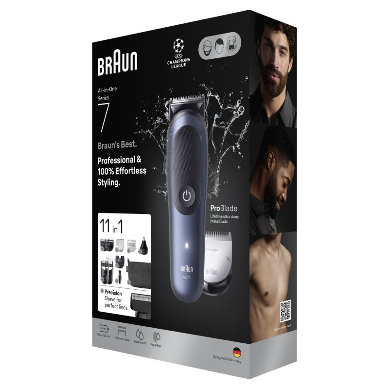Braun 80789907 tondeuse à cheveux Bleu foncé 21 Lithium-Ion (Li-Ion)