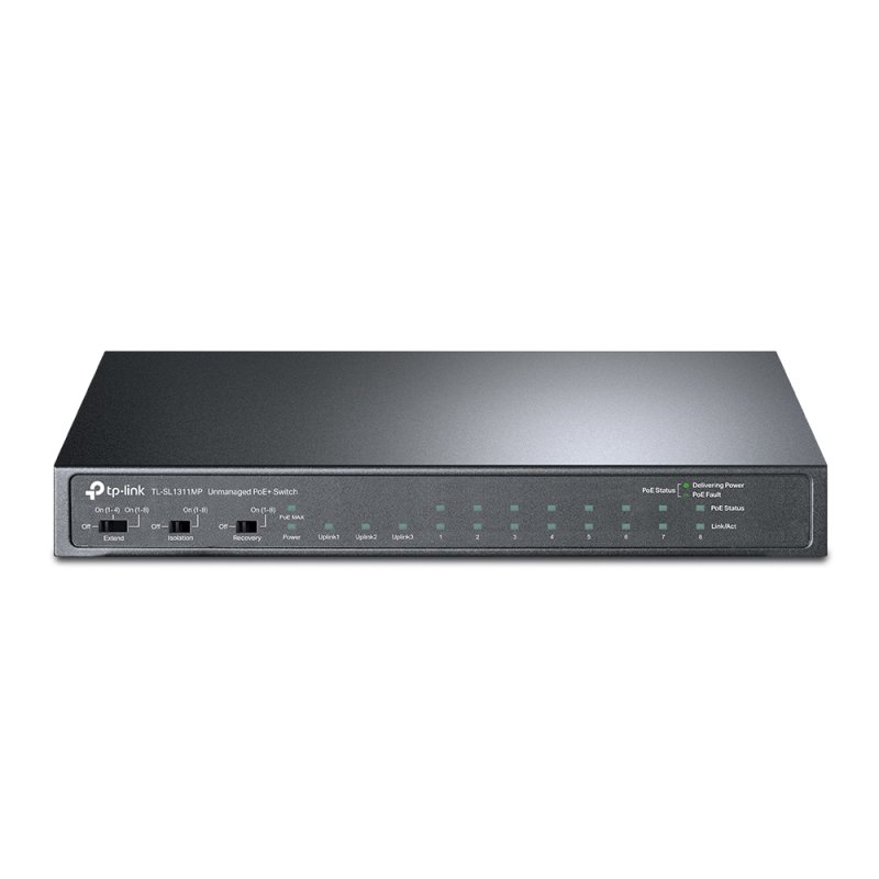 8-PORT 10/100MBPS 3-PORT GIG SWITCH