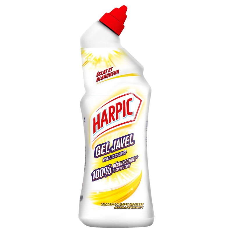Harpic 3059941008504 bathroom/toilet cleaner 750 ml Bottle Citrus Gel Bleach cleaner