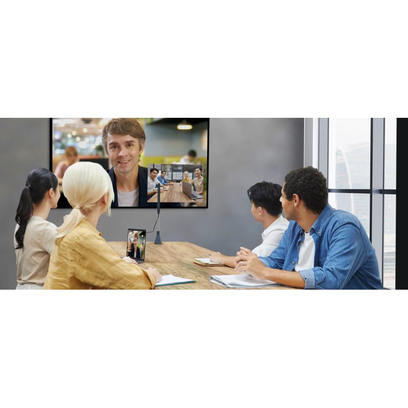 IPEVO Camera 5-904-B-08-00 TOTEM 120 Multimodal Collaboration Retail 8 MP Noir