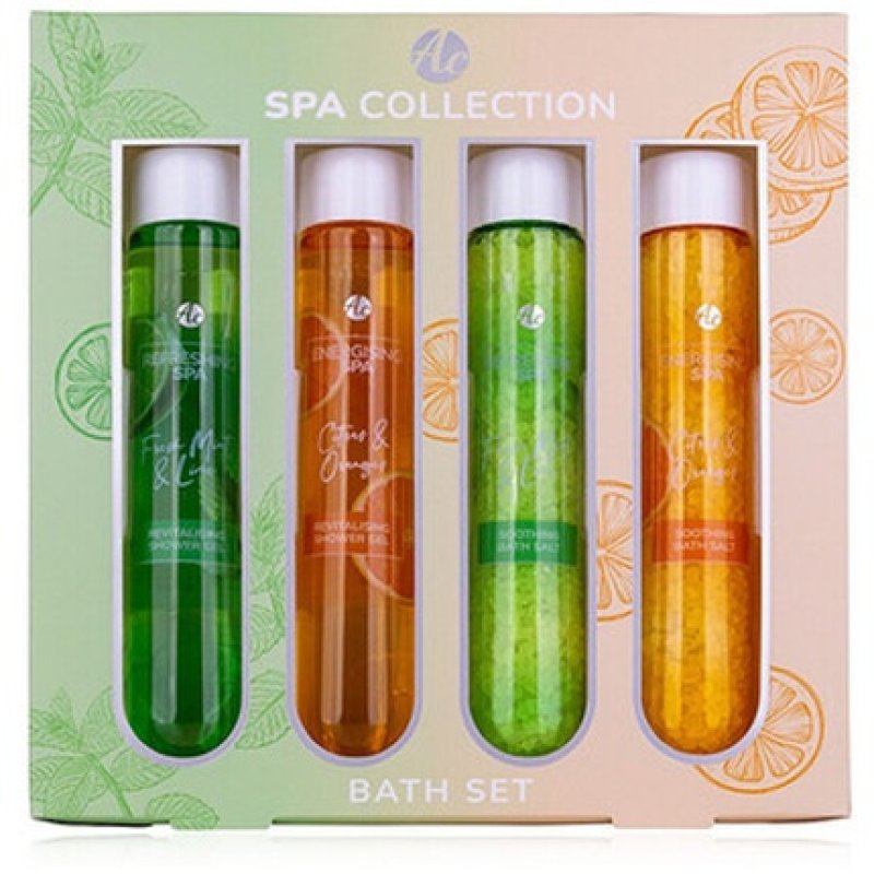 Accentra Spa Collection Gift Set Of Bath Care