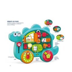 Happy Baby - Busy Board Dinosaur Car with Light and Music (502256)