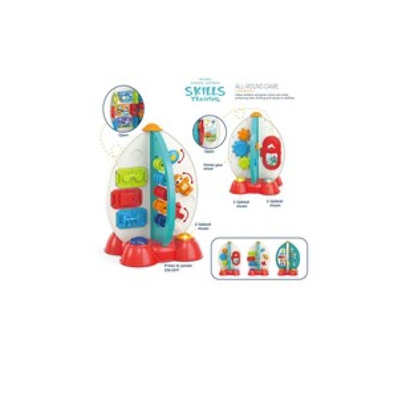 Happy Baby - Busy Board Space Rocket with Light and Music (502257)